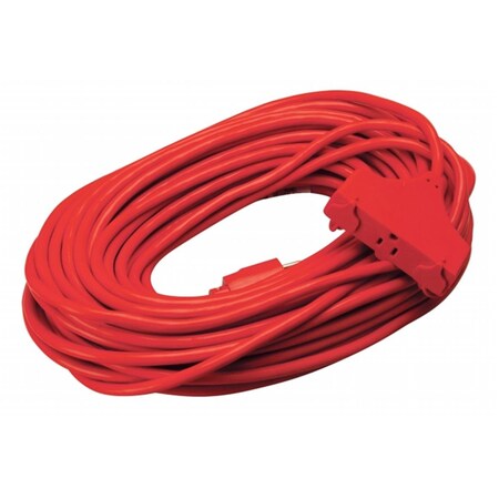 Nextgen Extension Cord, 14 AWG, 14/3, 3 Outlets, Red, 100 ft NE83684